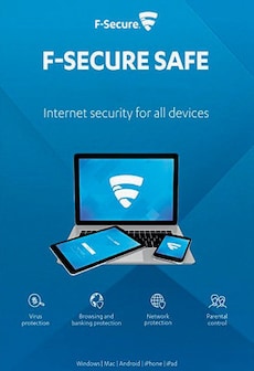F-Secure SAFE Internet Security (PC, Android, Mac) 1 Device, 3 Years - F-Secure Key - GLOBAL