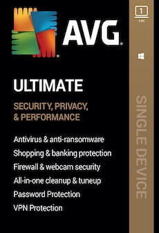 AVG Ultimate (PC) (1 Device, 3 Years) - AVG Key - GLOBAL