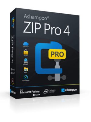 Ashampoo Zip Pro 4 (1 جهاز، مدى الحياة) - رمز Ashampoo - عالمي