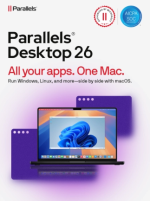 Parallels Desktop 26 | Standard (MAC) (1 Device, 1 Year) - Parallels Key - GLOBAL