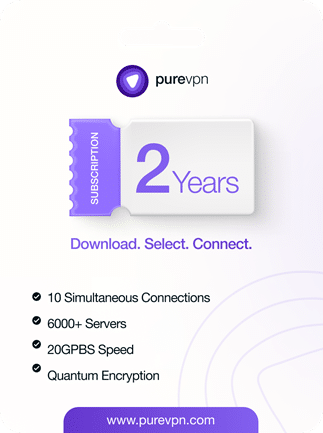 PureVPN (10 Devices, 2 Years) - PureVPN Key - GLOBAL