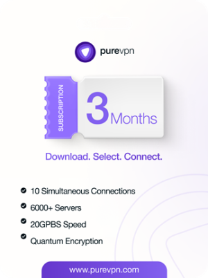 PureVPN (10 Devices, 3 Months) - PureVPN Key - GLOBAL