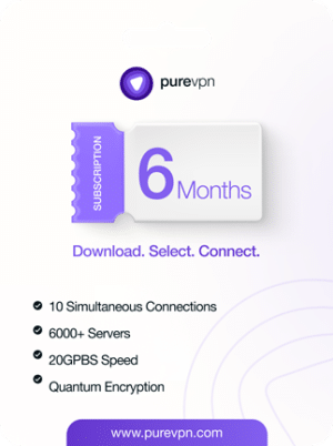 PureVPN (10 Devices, 6 Months) - PureVPN Key - GLOBAL