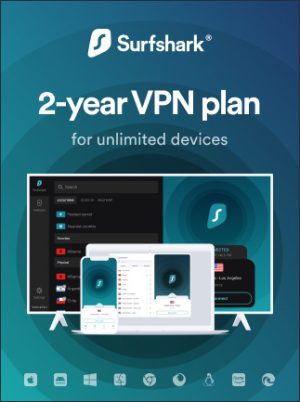 Surfshark VPN 2 Years - Surfshark Key - GLOBAL