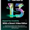 Wondershare Filmora 12 Video Editor (جهاز واحد، مدى الحياة) - مفتاح Wondershare - عالمي