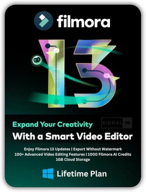 Wondershare Filmora 12 Video Editor (1 PC, Lifetime) - Wondershare Key - GLOBAL