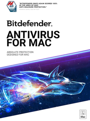 Bitdefender Antivirus for Mac (Mac) جهاز واحد، سنتان - مفتاح Bitdefender - عالمي