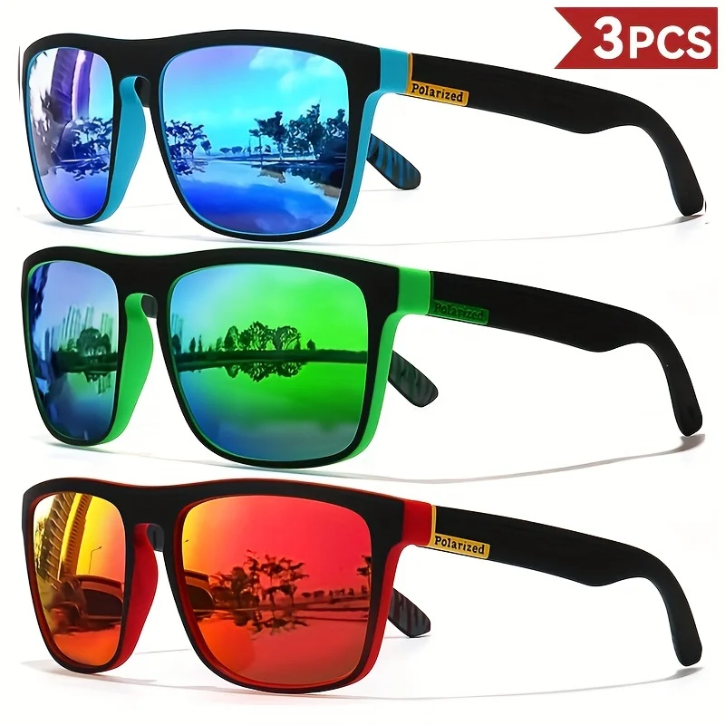 Fashion Vintage Square Polarized Sunglasses Men Women Driving Fishing Luxury Brand Designer Sun Glasses Driver's Eyewear UV400 - Image 10