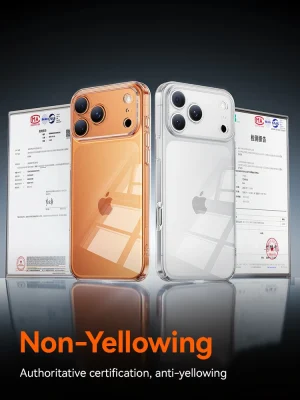 Alternative view of Joyroom Case For iPhone 17 16 Pro Max Case Crystal Transparent PC Anti-Yellow Lens Protection Cover For iPhone 17 Pro Max Case