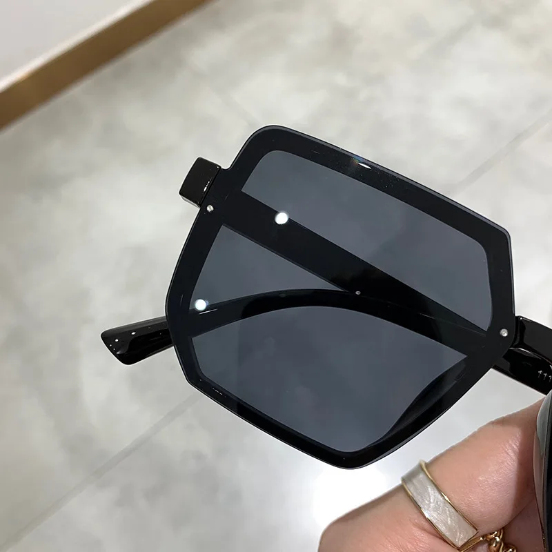 Big Frame Vintage Sunglasses Women Men Brand Square Sun Glasses Retro Eye Glasses Goggle for Male Female Polygon Sunglasses - Image 5