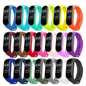 Alternative view of Silicone Watch Strap For Xiaomi Mi Band 7 6 5 4 3 Wristband Bracelet Wrist Straps correa Mi Band 6 7 5 4 Smart watch Accessories