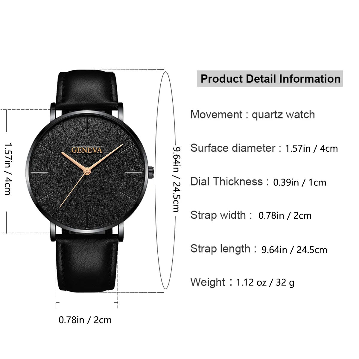 New Men Watch Luxury Bracelet Set Fashion Business Brown Leather Quartz Wrist Watches for Men Gift Set Relogio Masculino NO BOX - Image 9