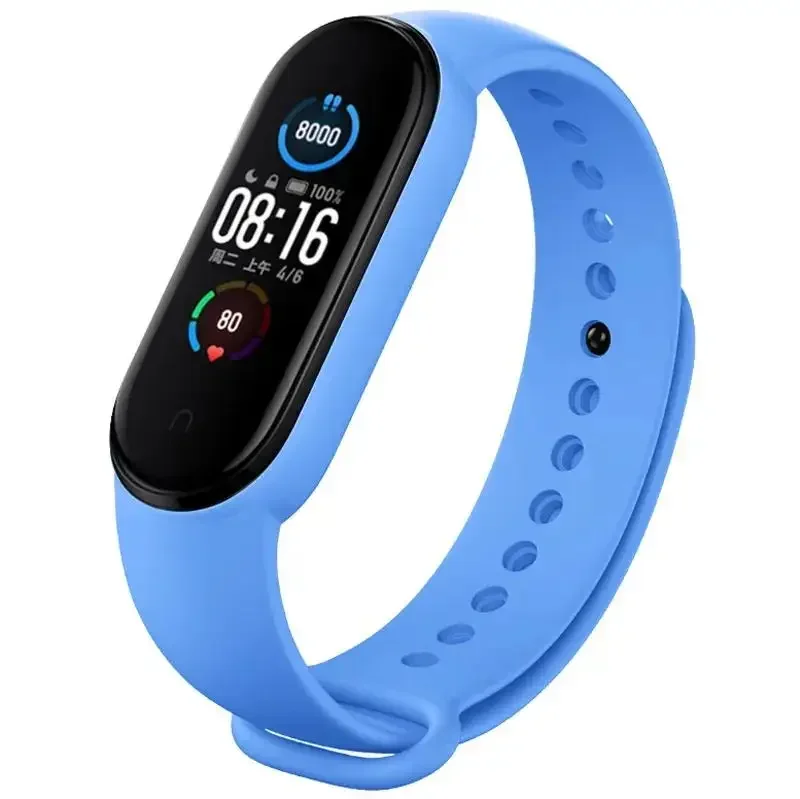 Silicone Watch Strap For Xiaomi Mi Band 7 6 5 4 3 Wristband Bracelet Wrist Straps correa Mi Band 6 7 5 4 Smart watch Accessories - Image 14