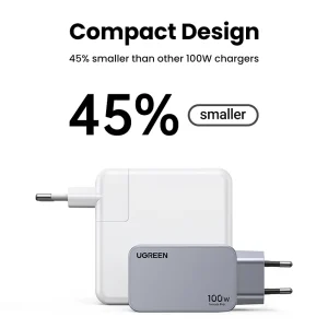 Alternative view of UGREEN 100W GaN Charger USB C Charger QC4.0 3.0 Quick Charge For Macbook Laptop Tablet PD Fast Charger For iPhone 17 16 15 Pro