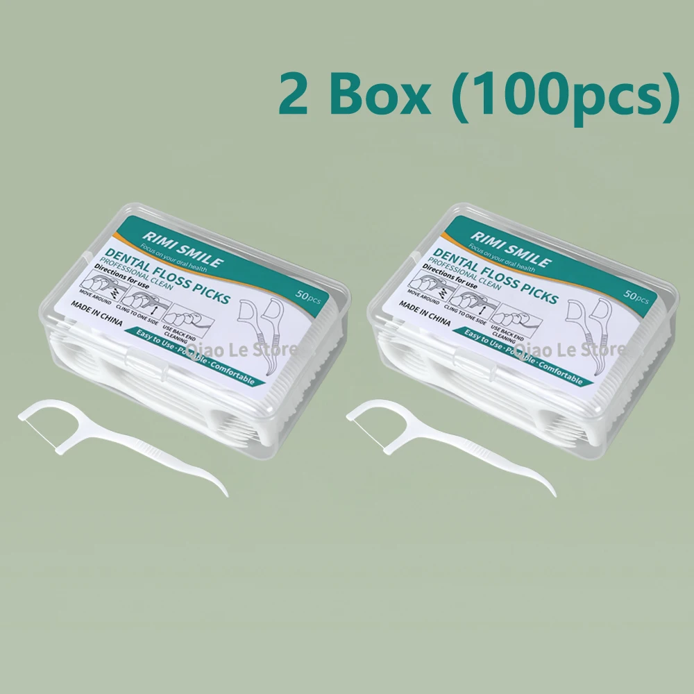 1/2/5/10 Box Portable Disposable Dental Floss Plastic Toothpick High-tension Dental Floss Stick Dental Floss Box Oral Care - Image 8