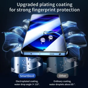 Alternative view of SmartDevil 2PCS Screen Protector for Xiaomi 17 15 13T 14T Redmi K90 HD Tempered Glass Film for Redmi Note 13 Pro Note 14 15 Pro