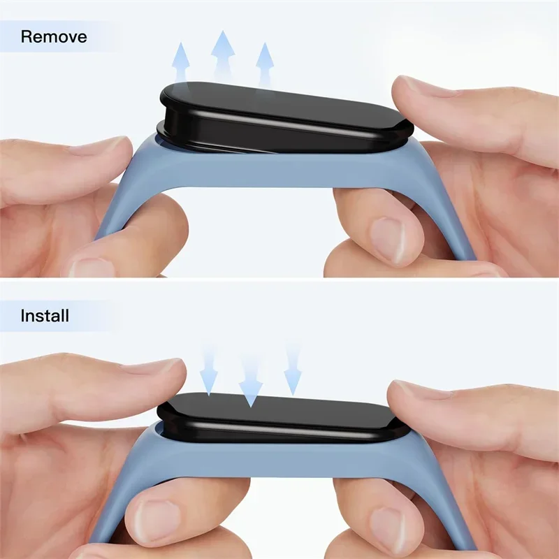 Silicone Watch Strap For Xiaomi Mi Band 7 6 5 4 3 Wristband Bracelet Wrist Straps correa Mi Band 6 7 5 4 Smart watch Accessories - Image 4