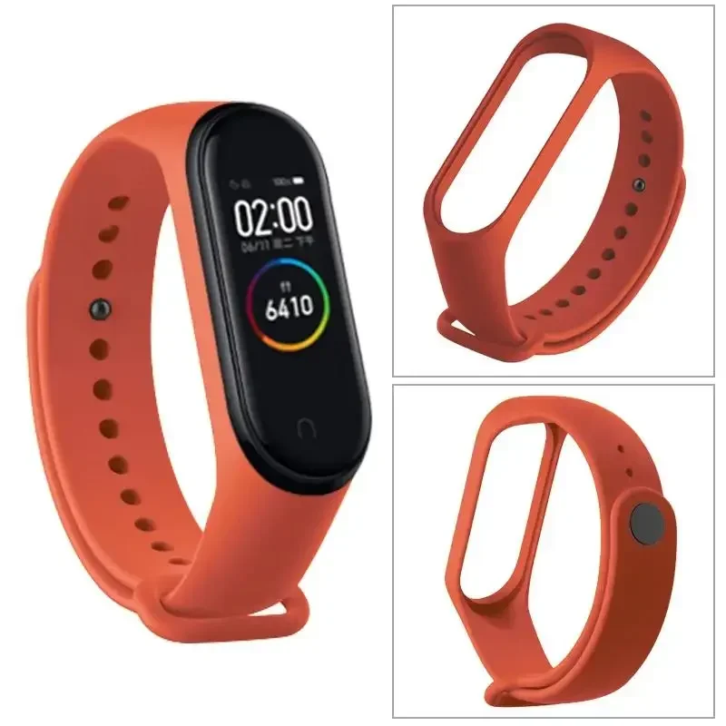 Silicone Watch Strap For Xiaomi Mi Band 7 6 5 4 3 Wristband Bracelet Wrist Straps correa Mi Band 6 7 5 4 Smart watch Accessories - Image 35